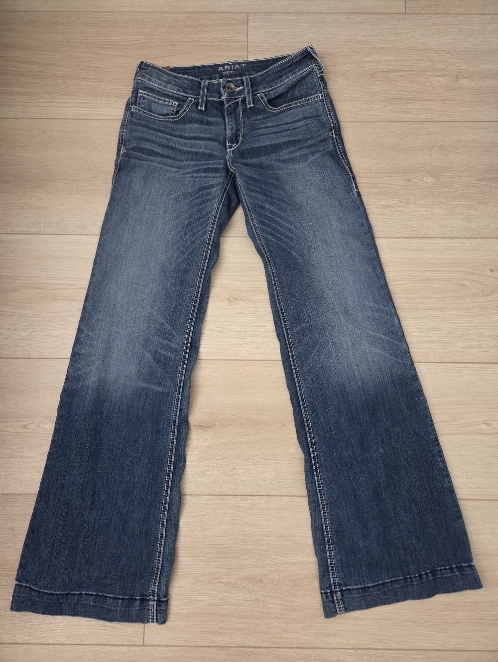 Ariat Women’s Trouser Jeans 27 Wide Leg Western Denim